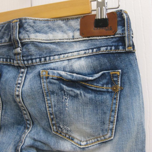 NWT Express Zelda ultra skinny leg jeans 2 short - Picture 4 of 6